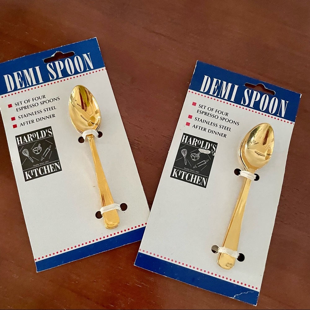 Gold spoons